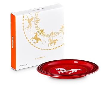 旋轉木馬系列 圓盤15cm 櫻桃紅