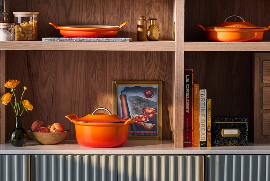 LE CREUSET不僅是櫥櫃的烹調工具，更是居家空間的珍品