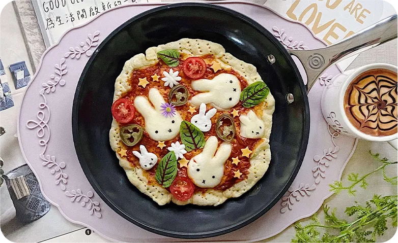 花之玩的美味生活 使用陶瓷不沾鍋製作美味料理