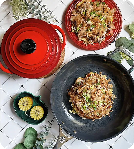 子食依語 使用陶瓷不沾鍋製作美味料理