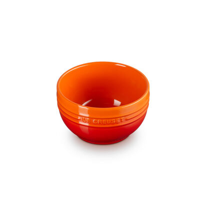 輕虹霓彩系列湯碗500ml(火焰橘) image number 1