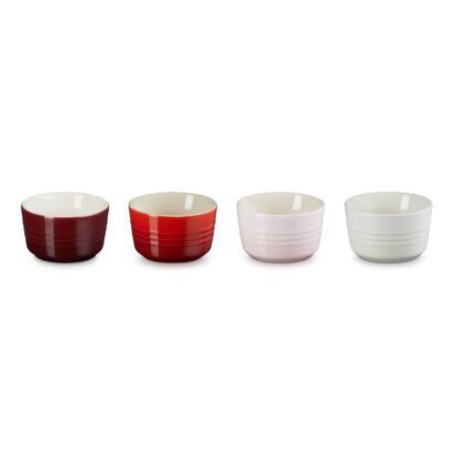 小烤皿 4入組  (醇酒紅/櫻桃紅/貝殼粉/蛋白霜) image number 1