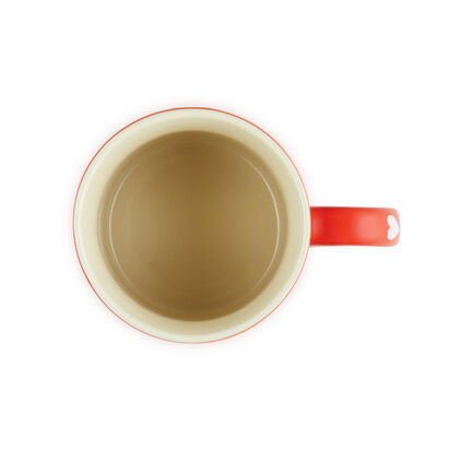 甜心系列馬克杯400ml(胭脂紅-無盒) image number 3