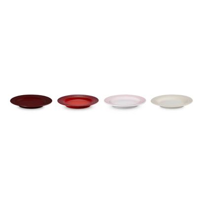 圓盤組17cm - 4入 (醇酒紅/櫻桃紅/貝殼粉/蛋白霜) image number 1
