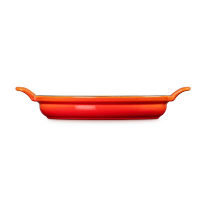 Modern Heritage系列琺瑯鑄鐵橢圓烤盤28cm (火焰橘) image number 2