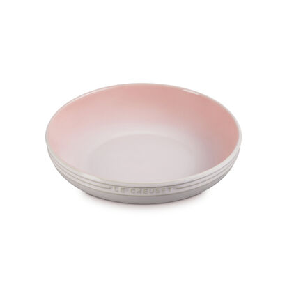 輕虹霓彩系列深圓盤20cm(貝殼粉) image number 1