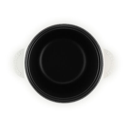 萬用窈窕鑄鐵鍋20(棉花白-鋼頭) image number 4