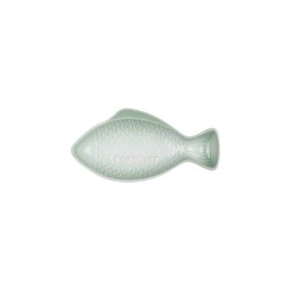 鮮魚盤(小)(湖水綠) image number 0
