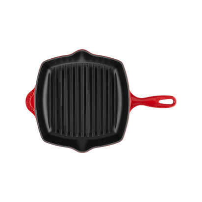 琺瑯鑄鐵單柄方烤盤26cm(櫻桃紅) image number 3