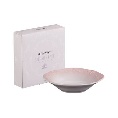 永恆花蕾系列深圓盤 20cm  (貝殼粉)