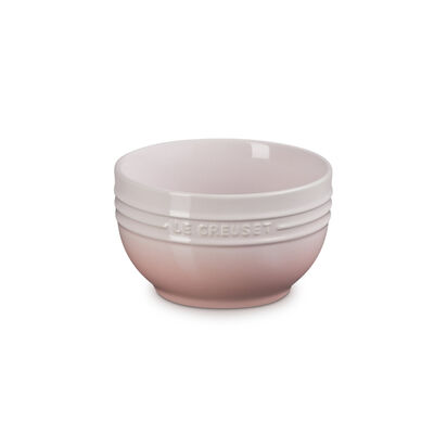 輕虹霓彩系列湯碗500ml(貝殼粉) image number 0