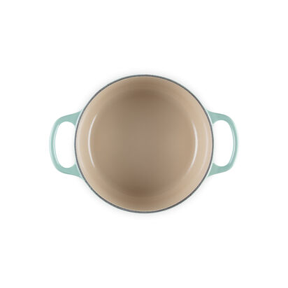典藏琺瑯鑄鐵圓鍋18cm(薄荷綠-鋼頭-內鍋白) image number 19