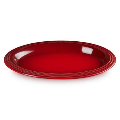 輕虹霓彩系列橢圓盤25cm(櫻桃紅) image number 1