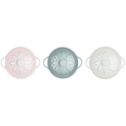 向日葵迷你圓烤盅 10cm-3入組 (貝殼粉/海洋之花/蛋白霜) image number 3