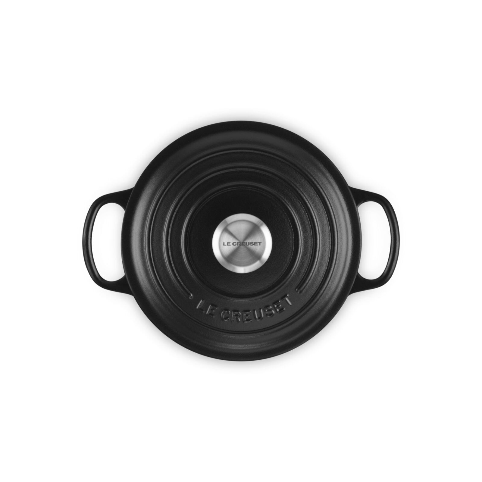 典藏琺瑯鑄鐵圓鍋18cm(沉靜黑-鋼頭-內鍋黑) 000 | Le Creuset 台灣