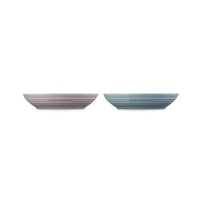 橢圓深盤23-2入組 (貝殼粉/海岸藍) image number 3