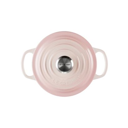 典藏琺瑯鑄鐵圓鍋16cm(貝殼粉-鋼頭) image number 140