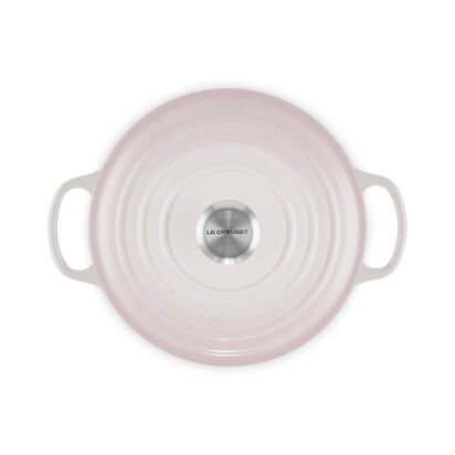 典藏琺瑯鑄鐵圓鍋24cm(貝殼粉-鋼頭-內鍋白) image number 18