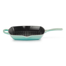 典藏單耳單柄琺瑯方鐵烤盤26cm(薄荷綠)
