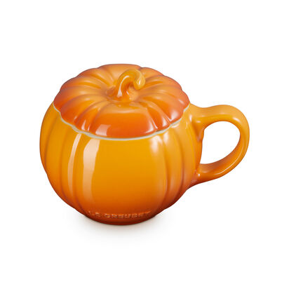 萬聖節系列南瓜造型馬克杯400ml(珊瑚橘) image number 1