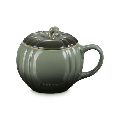 萬聖節系列南瓜造型馬克杯400ml (百里香綠) image number 0