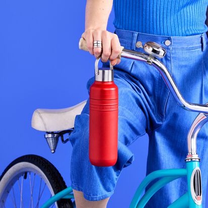 On The Go 系列保溫水壺500ml (櫻桃紅) image number 5