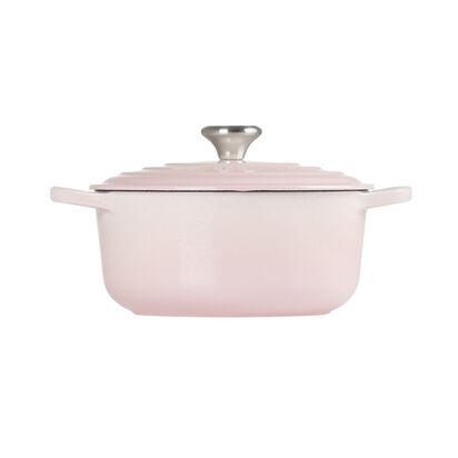 典藏琺瑯鑄鐵圓鍋20cm(貝殼粉-鋼頭-內鍋白) image number 1