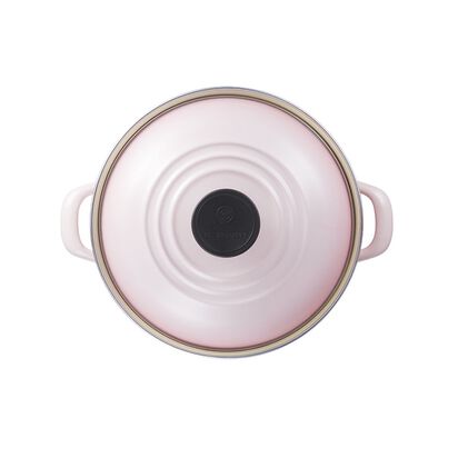 琺瑯便利湯鍋20cm (貝殼粉) image number 4
