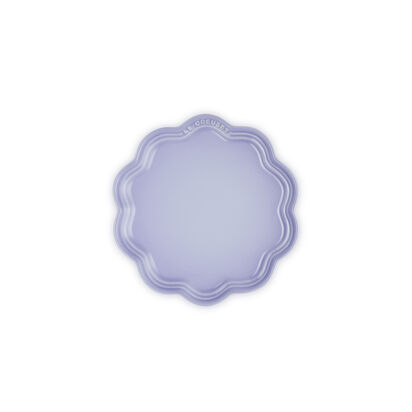 蕾絲花邊盤22cm(粉彩紫) image number 0