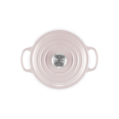 典藏琺瑯鑄鐵圓鍋18cm(柔粉紫-鋼頭-內鍋白) image number 157