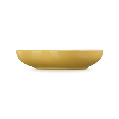繁花系列葉形盤20cm(溫桲黃) image number 2
