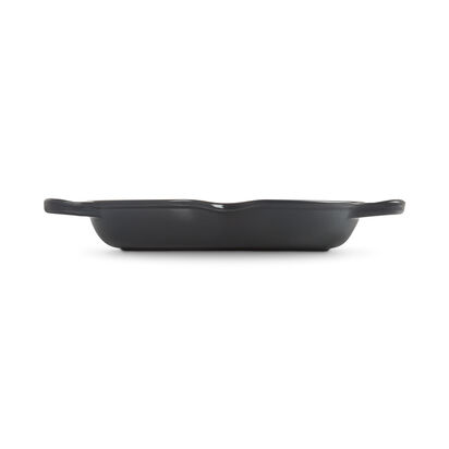 典藏琺瑯鑄鐵雙耳深圓烤盤25cm(石墨灰) image number 2