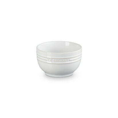 輕虹霓彩系列湯碗500ml(雪花白) image number 0