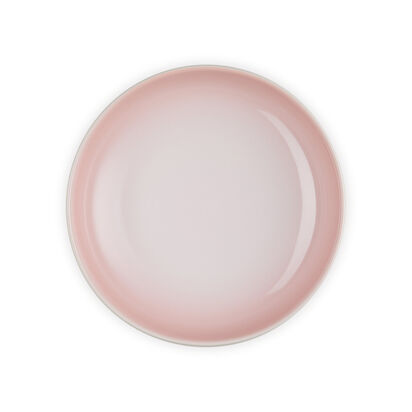 輕虹霓彩系列深圓盤20cm(貝殼粉) image number 3