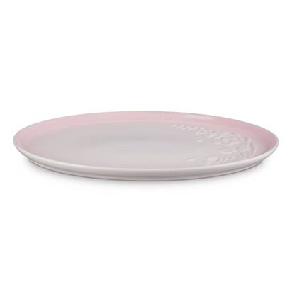 春日花園系列橢圓盤36cm (貝殼粉) image number 1
