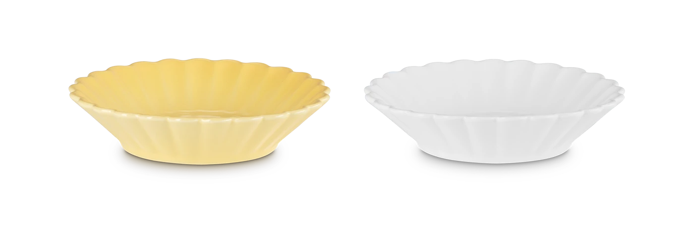 雛菊花瓣盤11cm 2入組