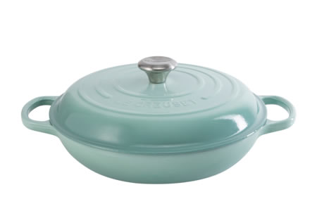 典藏琺瑯鑄鐵淺底鍋26cm (鋼頭)