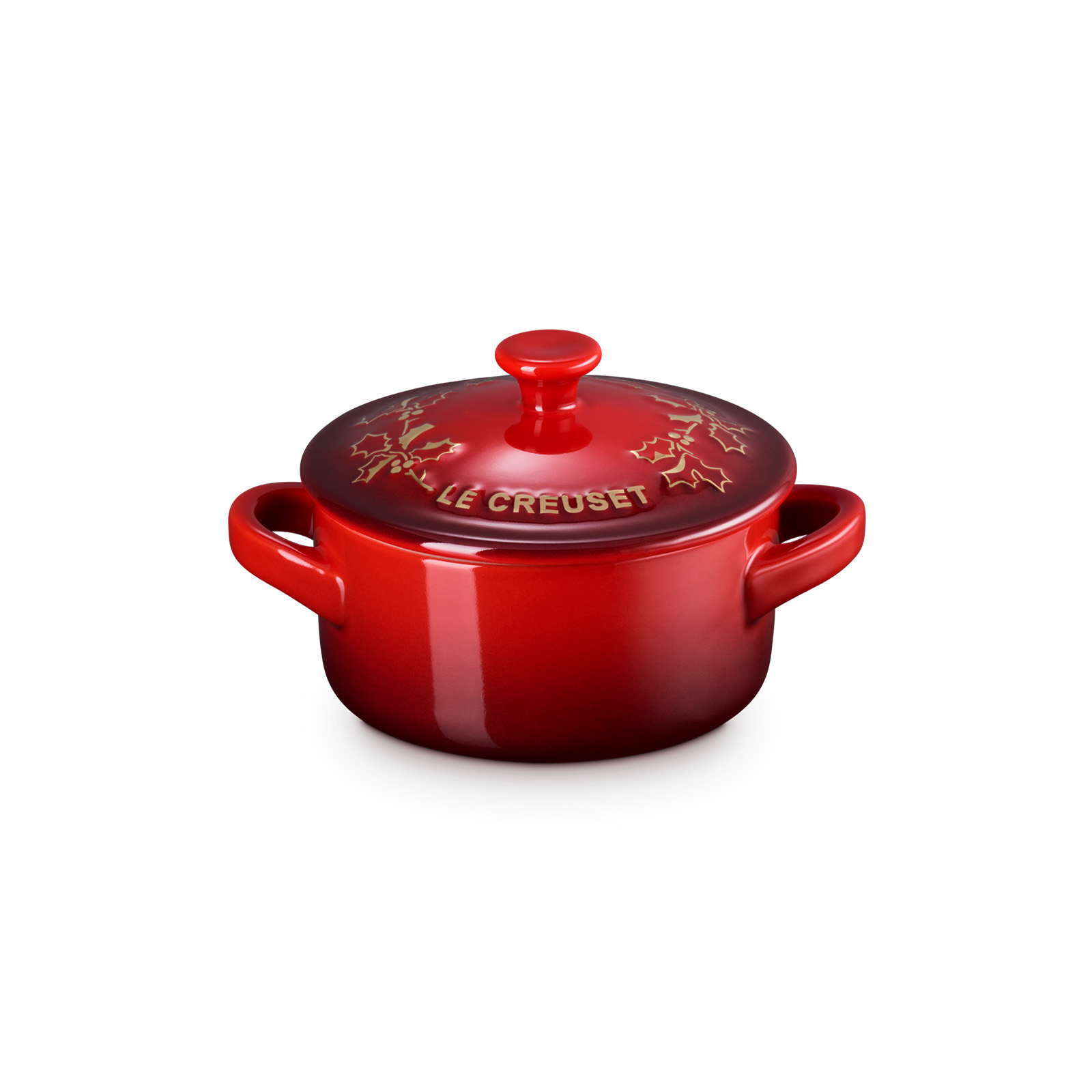 歡樂耶誕迷你圓烤盅 (櫻桃紅)