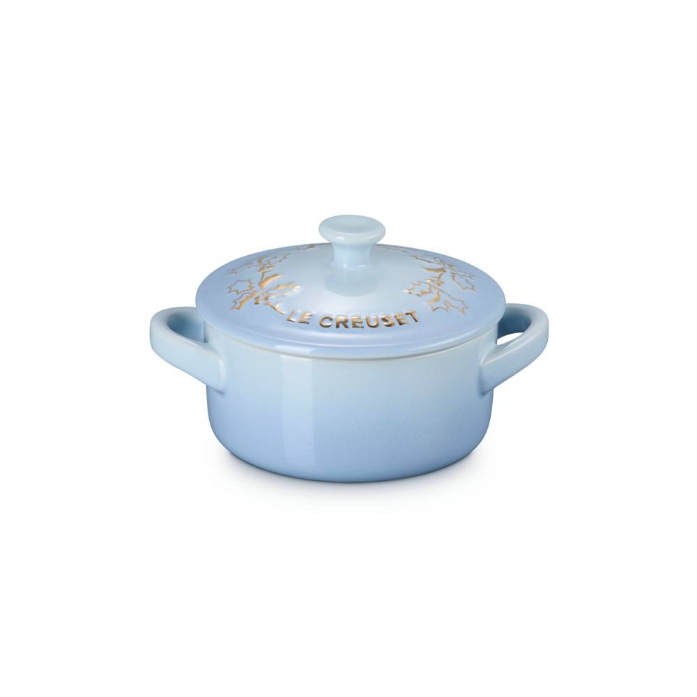 歡樂耶誕迷你圓烤盅 (海岸藍)