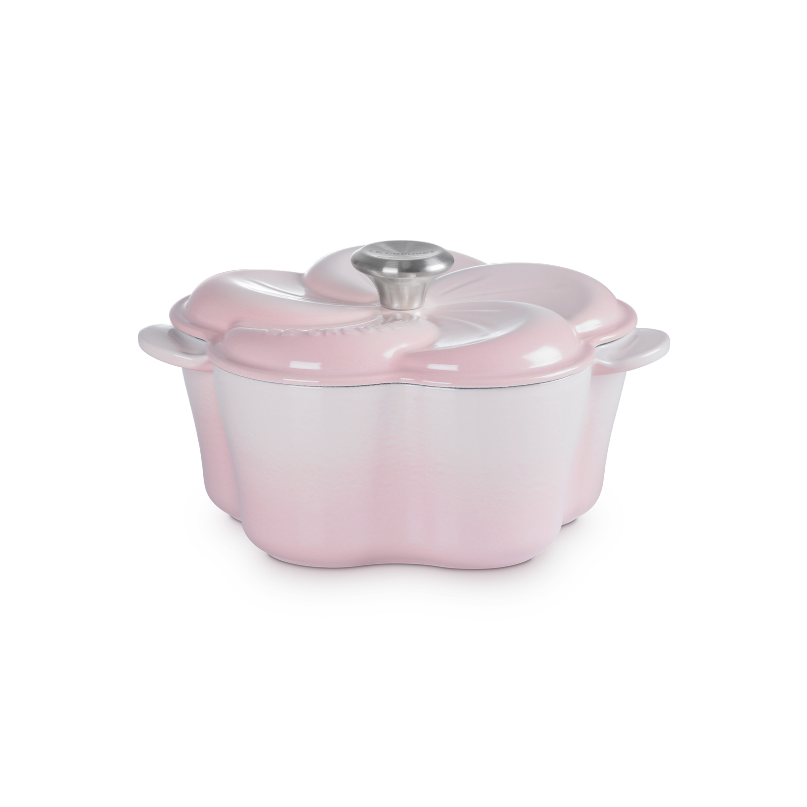 琺瑯鑄鐵櫻花鍋 (鋼頭-內鍋白) image number 1