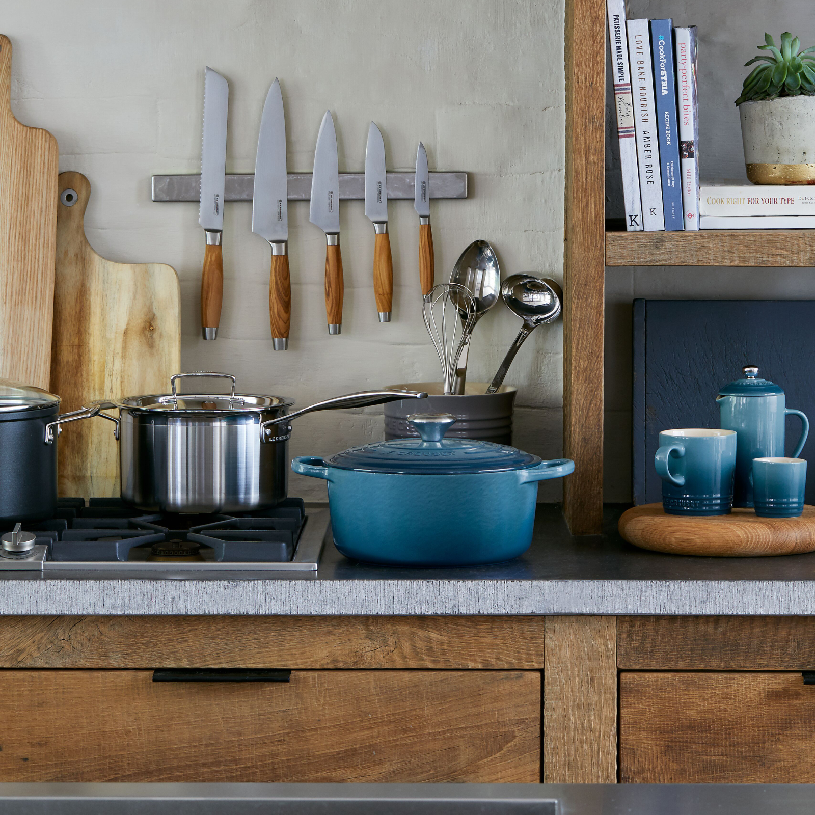 典藏琺瑯鑄鐵圓鍋(鋼頭-內鍋白) image number 5