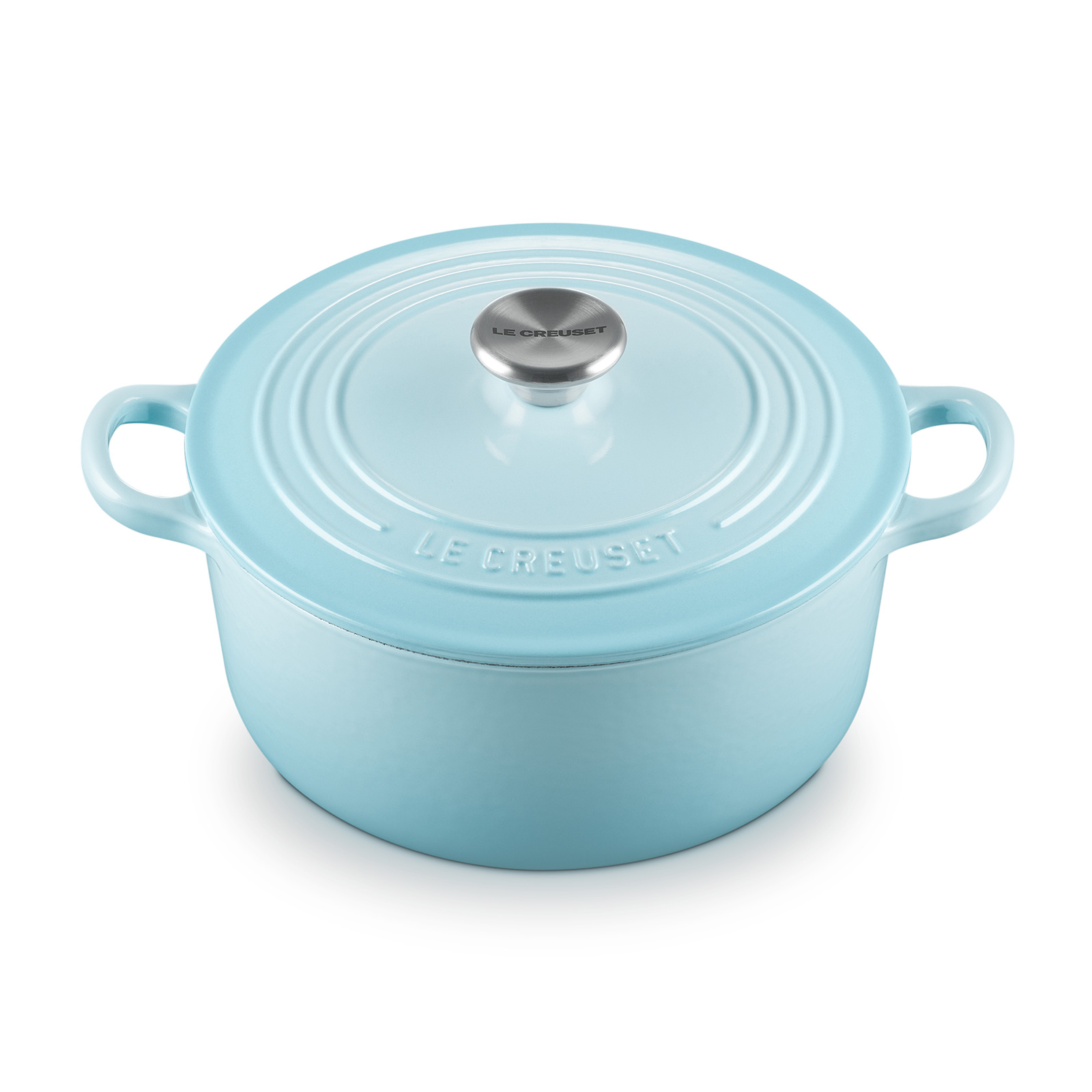 琺瑯鑄鐵圓鍋(鋼頭-內鍋白) image number 1