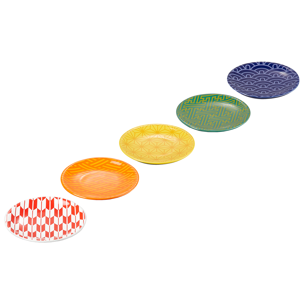 日式圖騰迷你圓盤5入組 image number 1