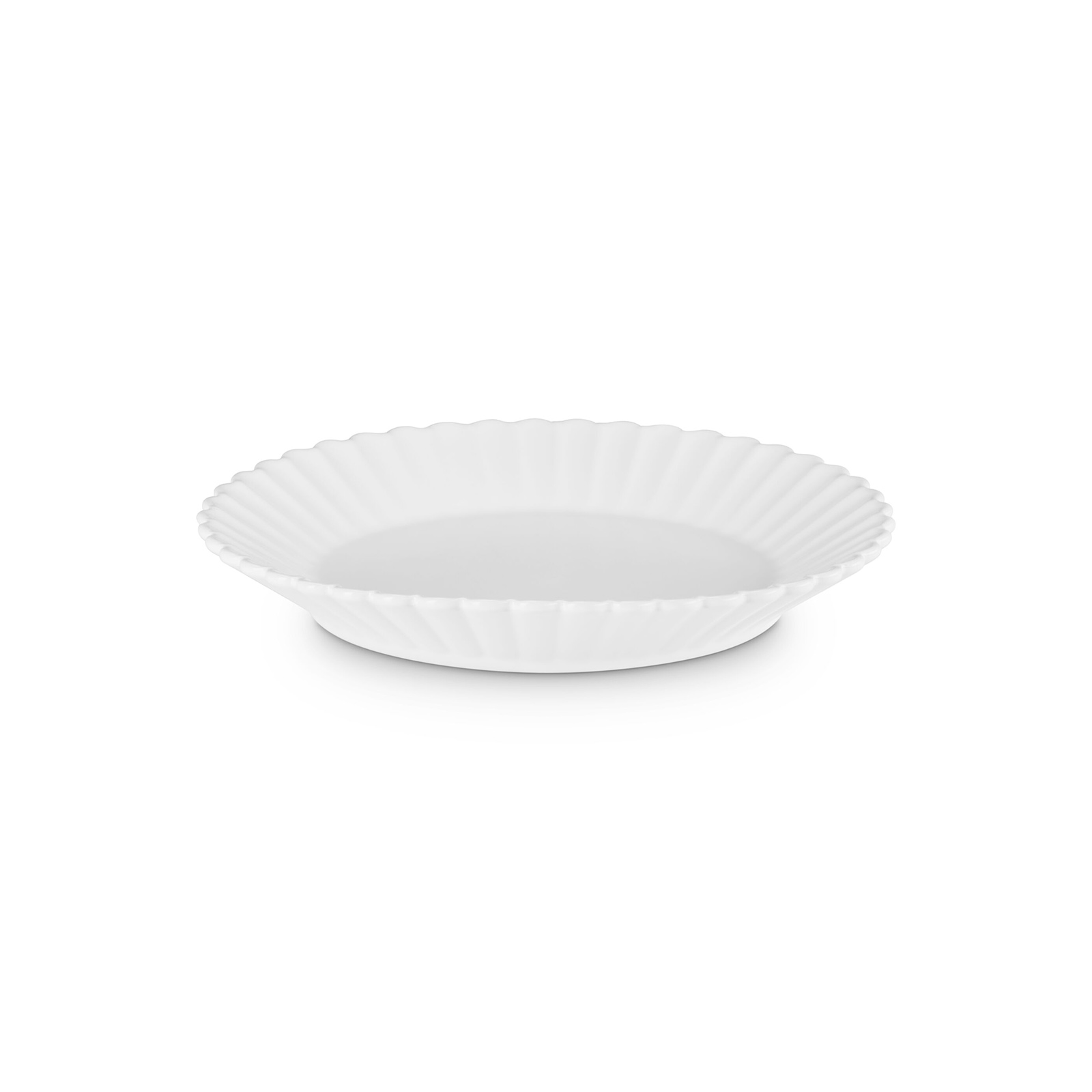 雛菊花瓣盤19cm (棉花白)