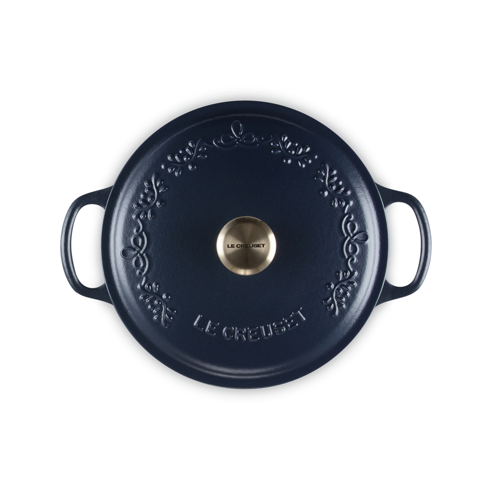 典藏琺瑯鑄鐵圓鍋 (淡金頭-內鍋白) image number 3