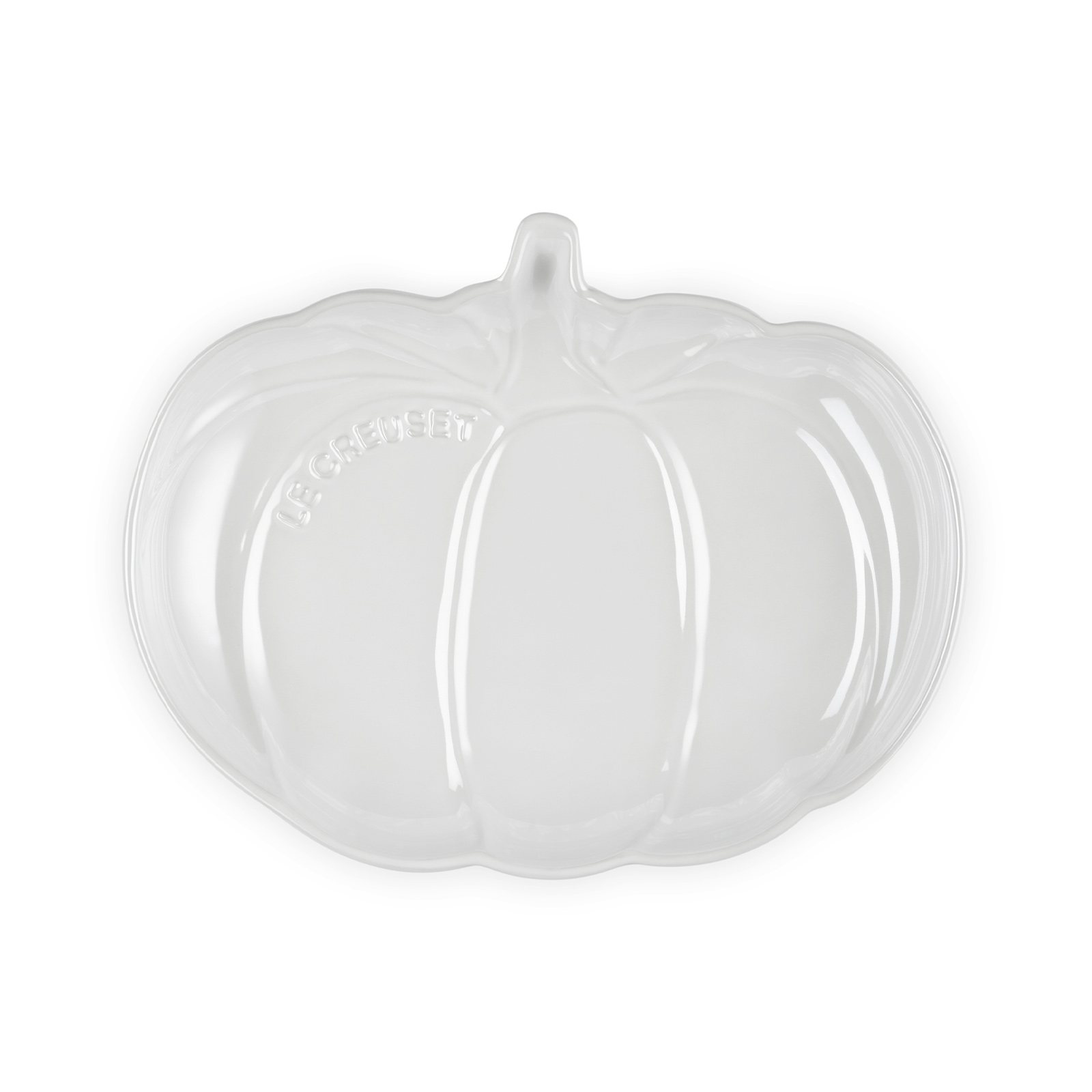 南瓜盤 (中) (珠光白)