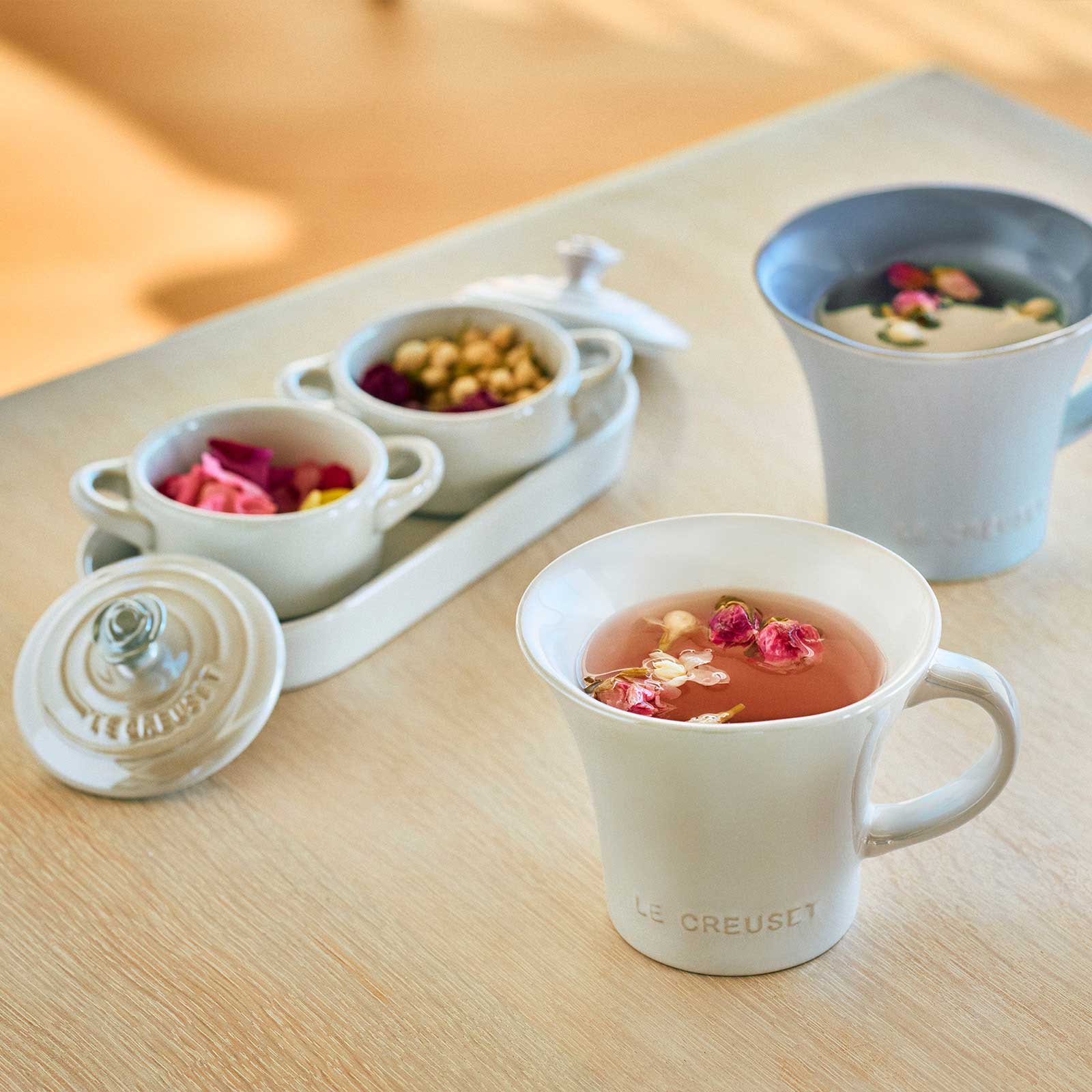 珠光薔薇迷你圓烤盅2入組(附托盤) image number 4