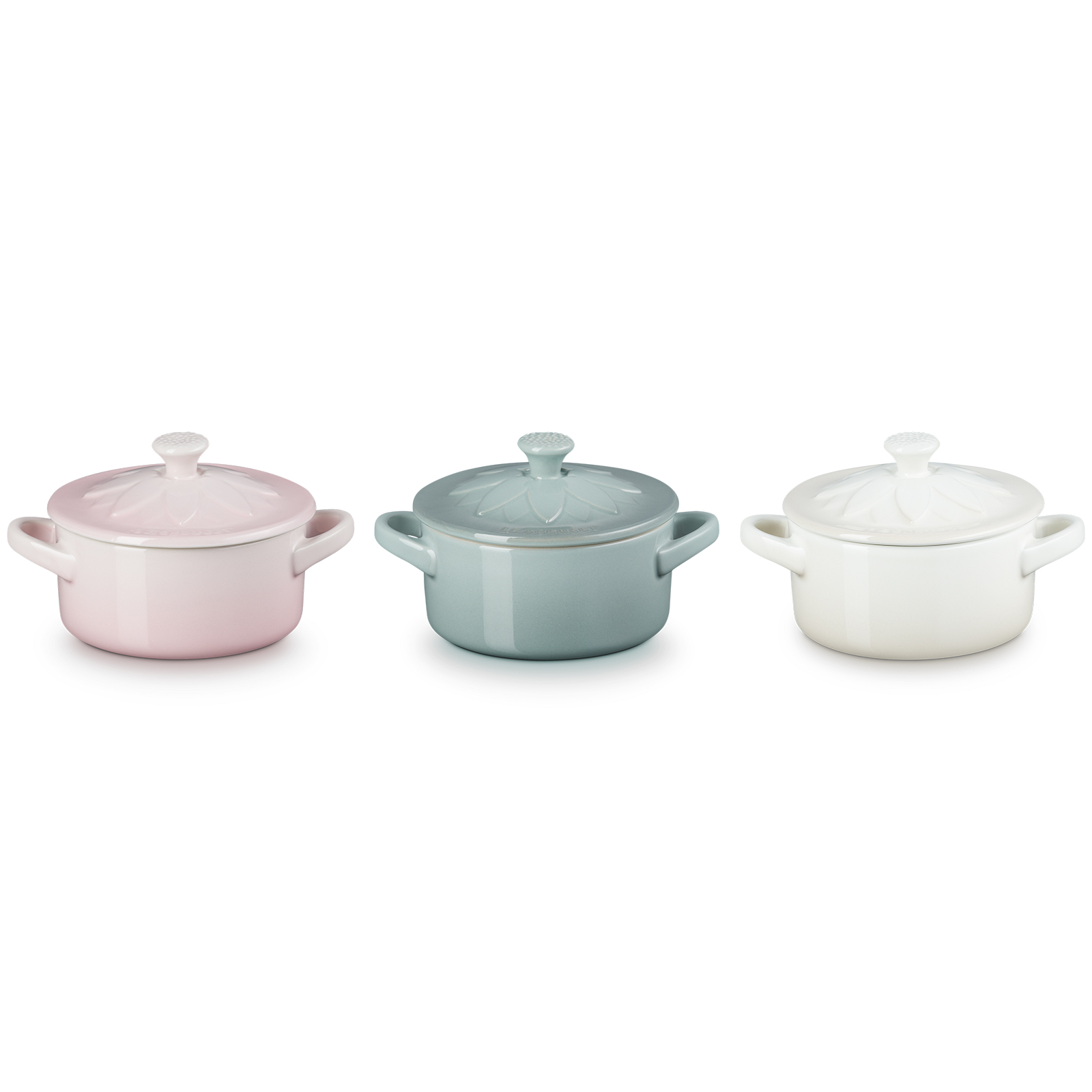 向日葵迷你圓烤盅 10cm-3入組 (貝殼粉/海洋之花/蛋白霜) image number 0