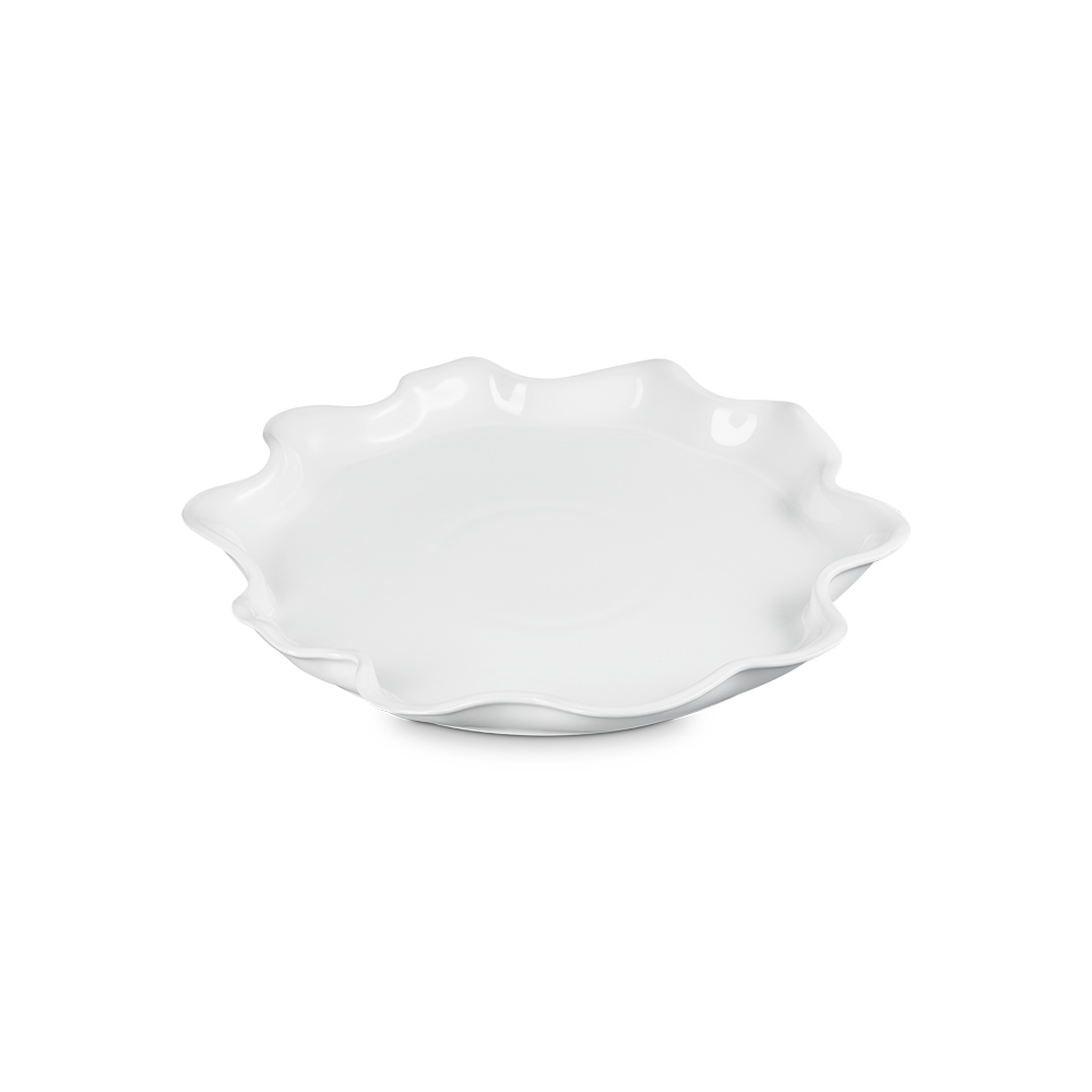 荷葉波紋造型盤36cm(無盒) image number 0