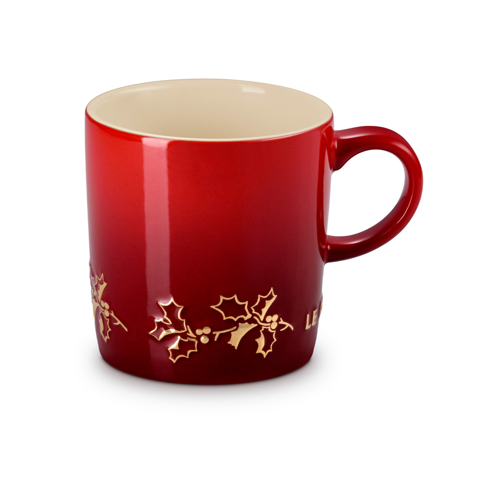 歡樂耶誕英式馬克杯350ml (櫻桃紅)